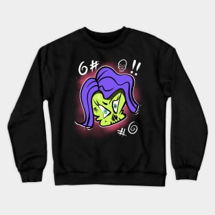 Baby green skull Crewneck Sweatshirt